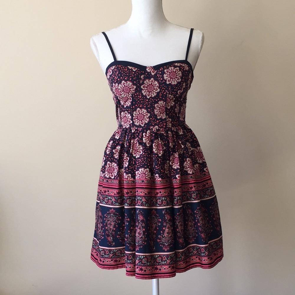 Band of Gypsies Floral Skater Dress